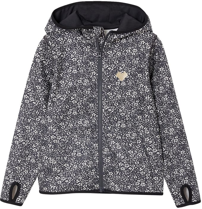 Vertbaudet Sport sweatshirt met rits en bloemenprint in technisch materiaal