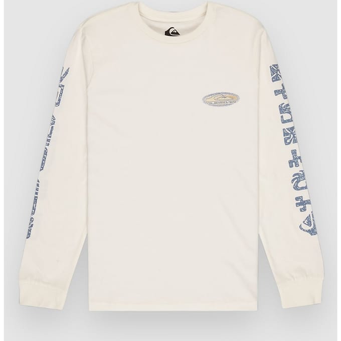 Quiksilver Evo Border Lines Kids Longsleeve T-Shirt wit