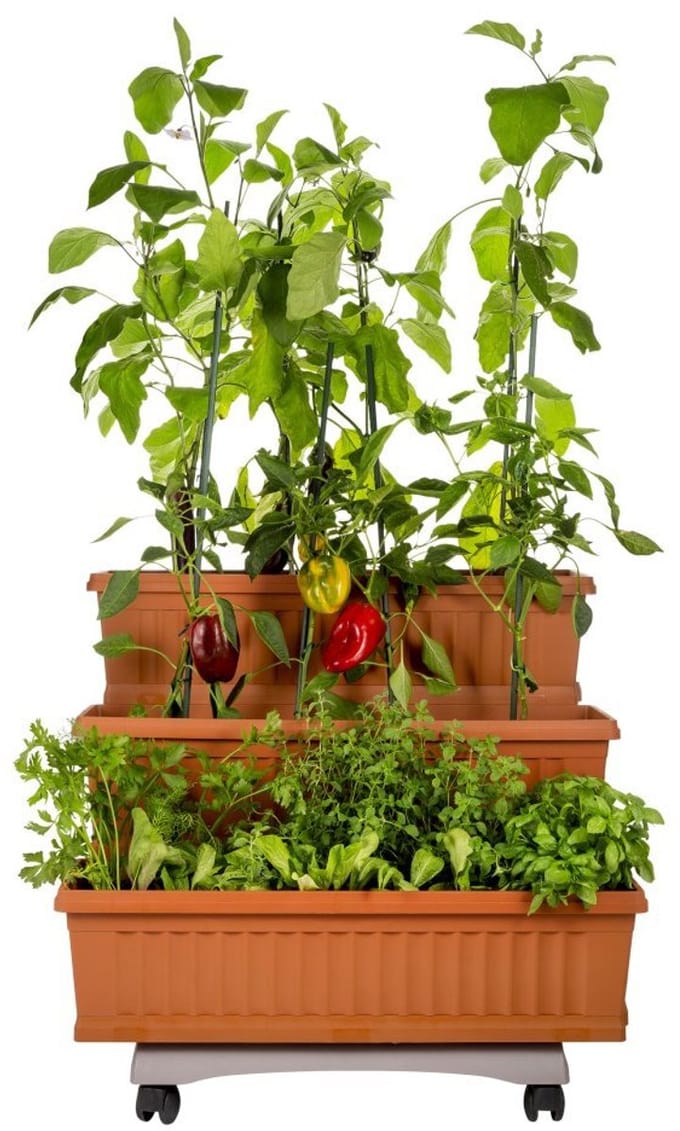 Bama Orto Di Kit Plantenbakken 80x74x73 cm Terracotta