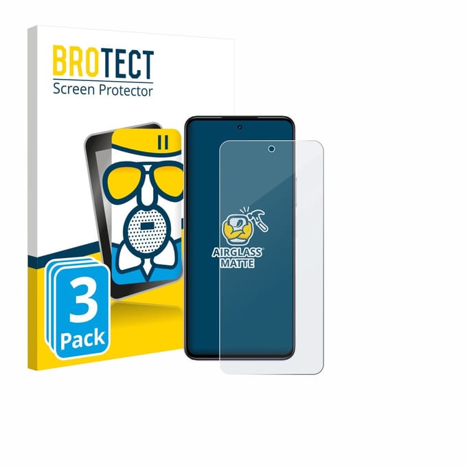 BROTECT - Screenprotector voor realme P4x 5G - Folie Beschermfolie Beschermglas matte 3 Stuks