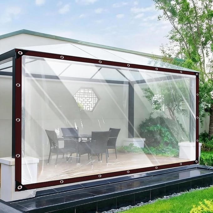 Waterdicht Zeil - Transparant Doek - Tuin Beschermen - Vorstbestendig - 220x230 cm - Transparant