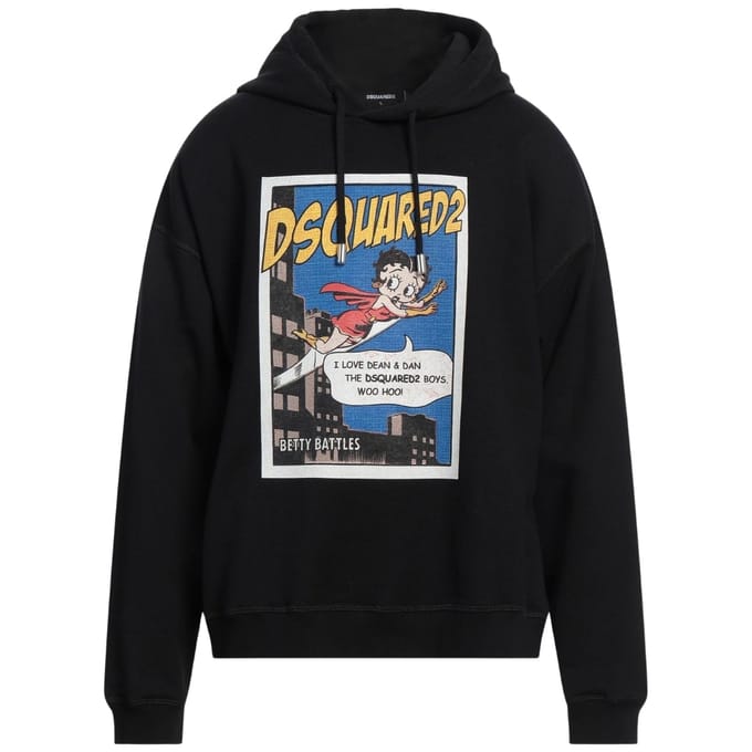 Dsquared2 Betty Boop Zwarte Hoodie