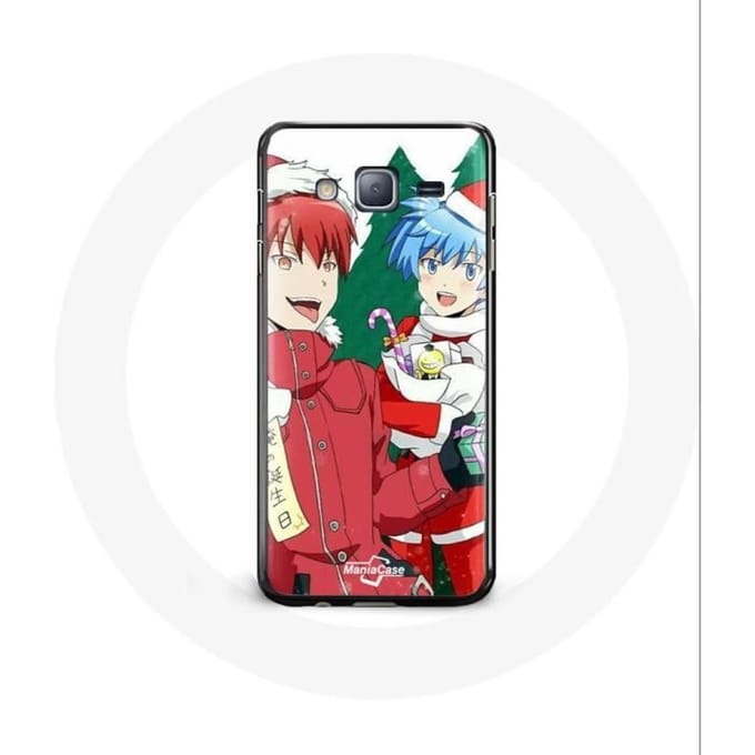 Coque pour Samsung Galaxy J3 2016 Karma et Nagisa Assassination Classroom Anime Christmas day