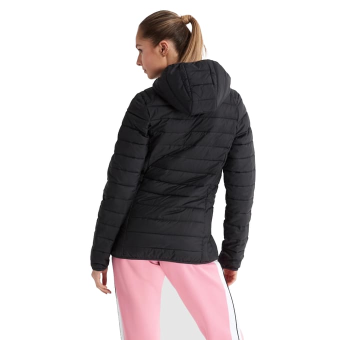 Ellesse Dames Lompard Gewatteerde Jas (Anthraciet)