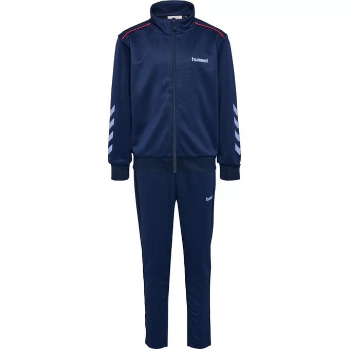 HUMMEL Kinder Trainingspak Jongens Meisjes Sportpak Ritslogo