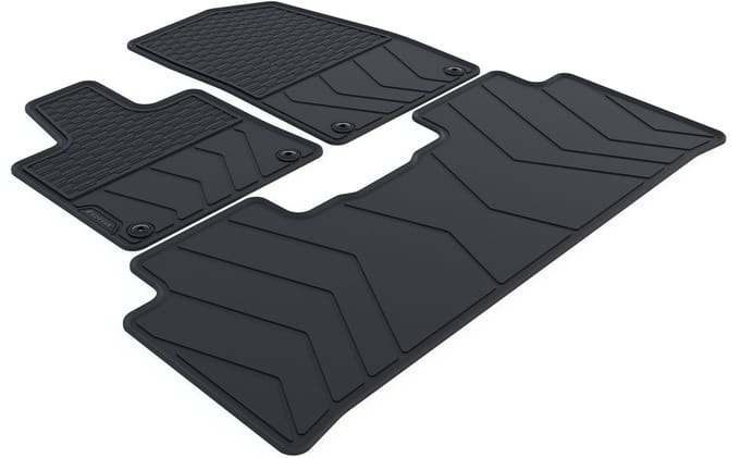 Rubber Automatten geschikt voor Xpeng G6 - Bouwjaar: 2024-heden - Originele pasvorm - 3-delig