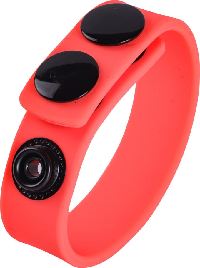 Banoch | verstelbare Cockring met drukknopen | siliconen | max Ø 5 cm | penisring