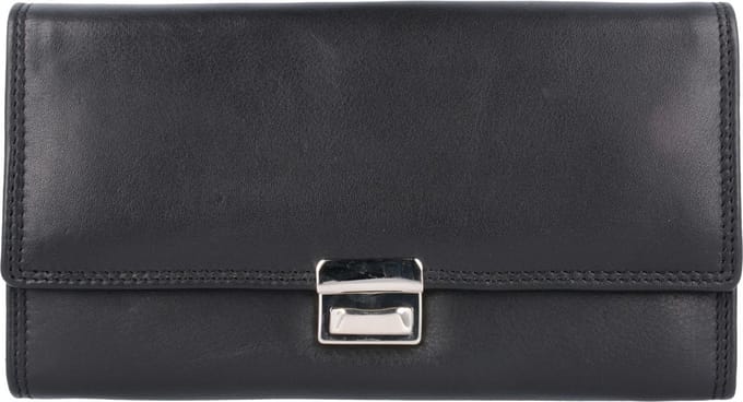 Esquire Eco Kelner Portemonnee Leer 17,8 cm - Unisex - Horizontaal - eco schwarz