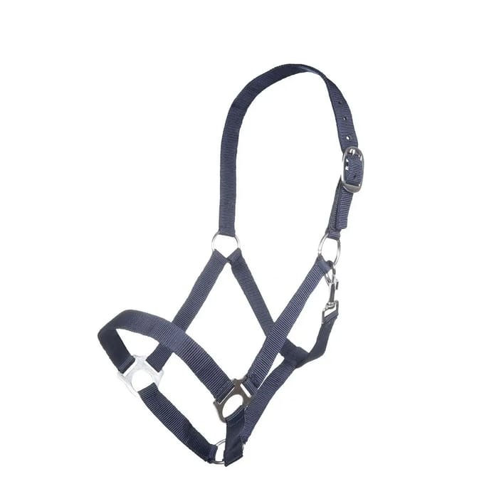 Nylon hoofdstel voor paard HKM Innsbruck