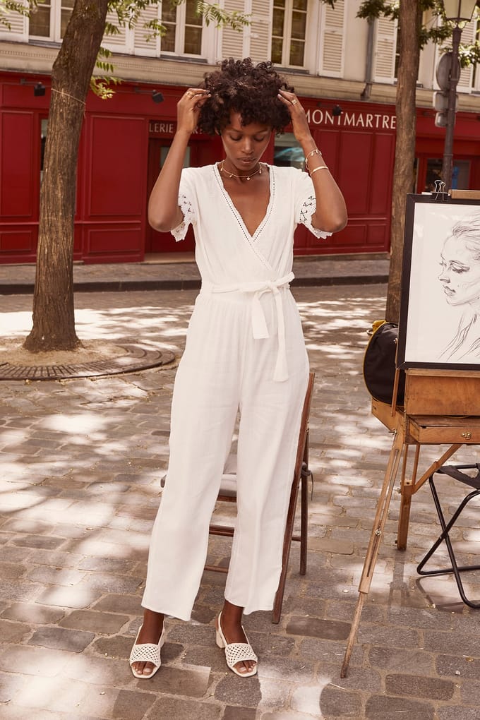 Louise Misha Jumpsuit Atina Off-white Maat: 34 | Jumpsuits Outlet | Dames | Wit