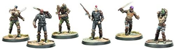 Miniaturen voor tabletop-spellen: Raiders, Scavengers en Psychos