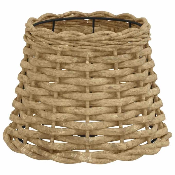 vidaXL - Lampenkap - Ø20x15 - cm - wicker - bruin
