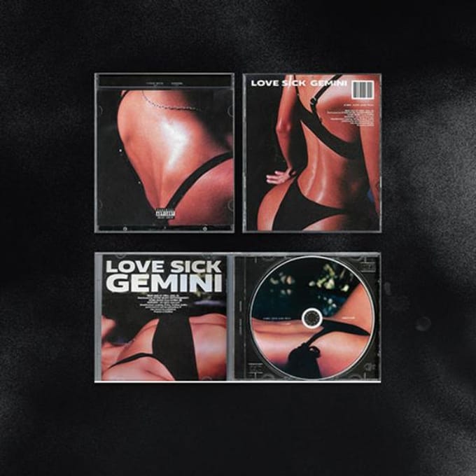GEMINI [LIEFDESZIEK] 3e EP-ALBUM JEWEL CASE brown