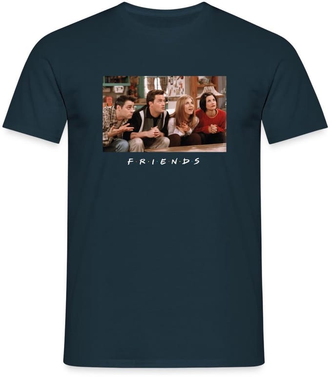 Friends On The Couch T-Shirt Heren