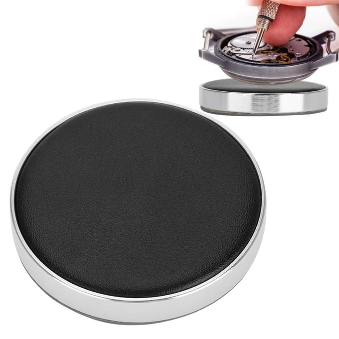 Horloge Sieraden Beweging Kussen Beschermend Behuizing Pad Houder Horlogemaker Reparatie Gereedschap white