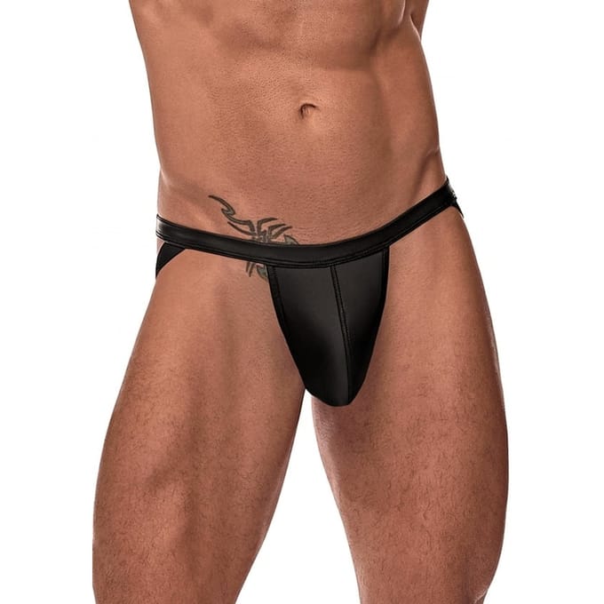 Male Power – Strappy Ring Jock - Zwart