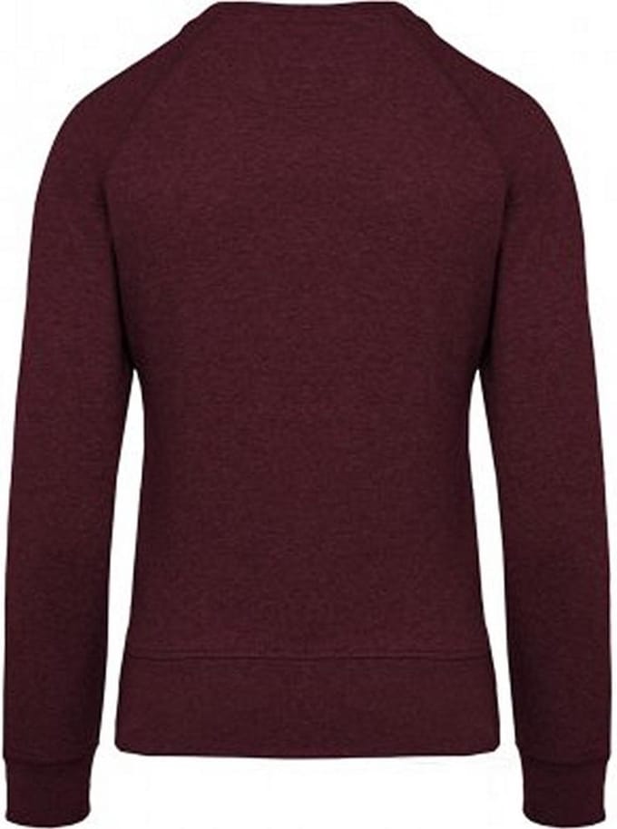 Kariban Dames/dames Organic Raglan Sweatshirt (Wijn Heide)