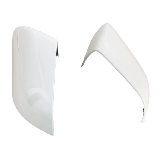 Couvercle de rétroviseur latéral blanc perle, paire de capuchons de crâne pour Tesla modèle 3 white