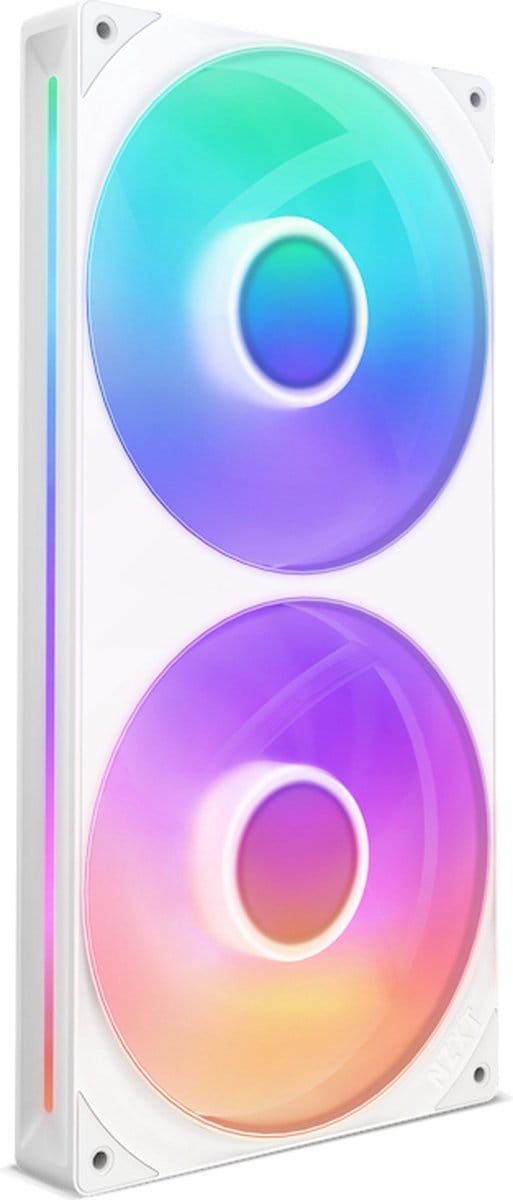 NZXT F280 RGB CORE - 280mm - Case ventilator - Wit - 30 dBA