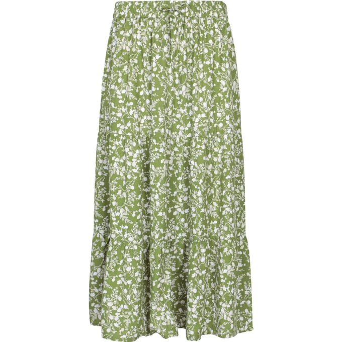 Mountain Warehouse Dames/Dames Palermo tierende midirok (Groen)