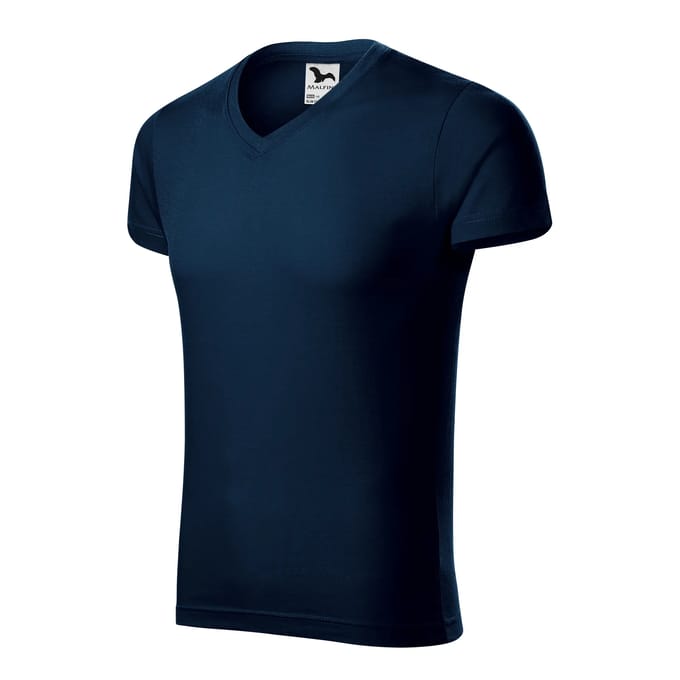 T-shirt met V-hals Malfini Slim 146