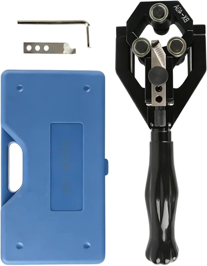 Elektrische kabelstripper - Krimptang Striptang - Kabels Strippen Snijden - Robuuste Constructie - 22-40 mm - Enkele Attribuut