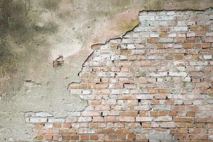 Fotobehang - Grunge Wall 375x250cm - Vliesbehang