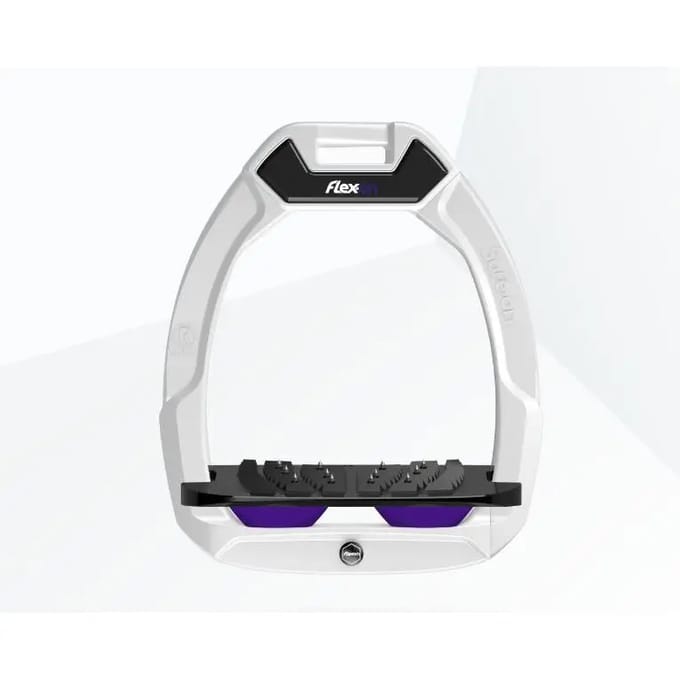 Veilige rijbeugels Inclinatie Ultra Grip Wit/Zwart/Paars Flex-On Safe-On