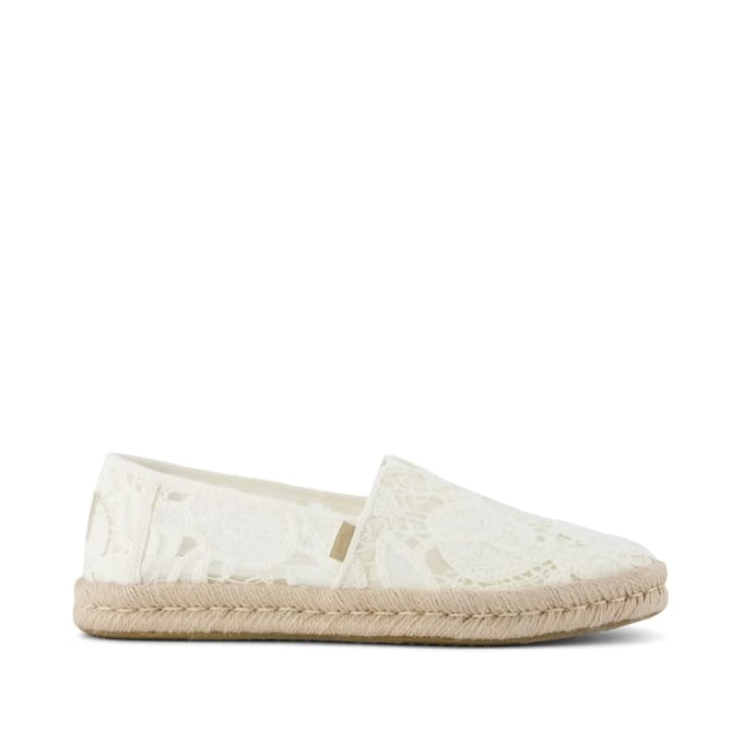Haakbloemmotief Espadrilles Dames Toms Alpargata Rope 2.0
