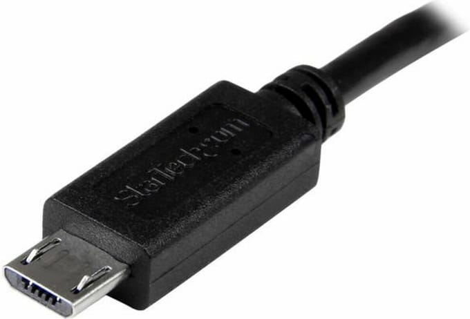 StarTech.com 8in USB OTG Cable Micro USB to Micro USB M/M - USB cable - 20.32 cm