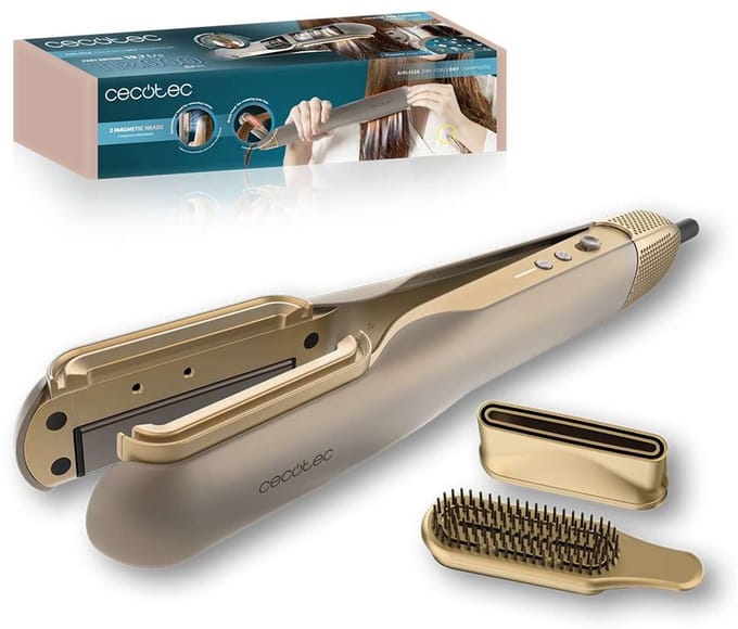 Cecotec AirLisse 2in1 ForceDry Stijltang Airflow Champagne