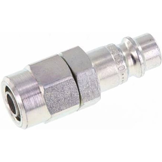 Gehard staal DN 7.2 (Euro) Luchtkoppeling Insteeknippel 6.5x10 mm (streamline) Push-On