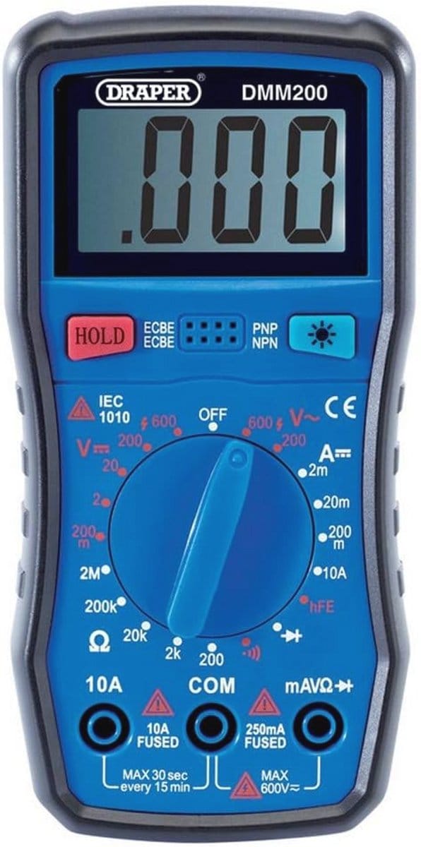 Digitale Multimeter - Multifunctioneel Testgereedschap met LCD-Scherm en Auto Uitschakeling
