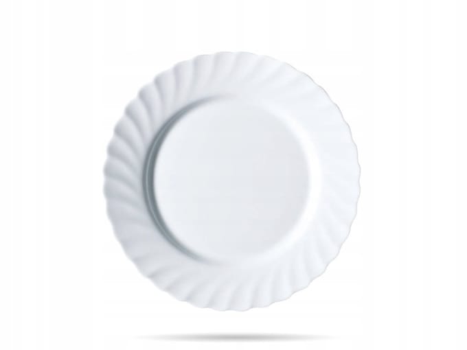 Luminarc Trianon Plat Bord 24,5 cm - Wit Gehard Glas