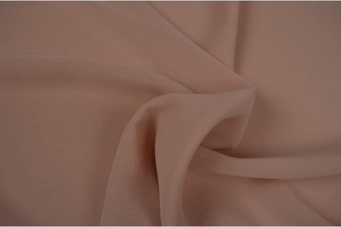 Chiffon stof - Dusty roze - 1 meter - Per meter - 150cm breed