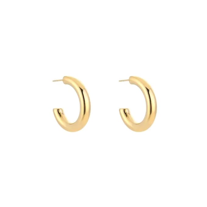 Bijoutheek Oorknoppen Open Hoop Bold Goud