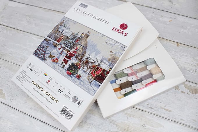 Luca-S Santa's Cottage borduren (pakket) BU5011