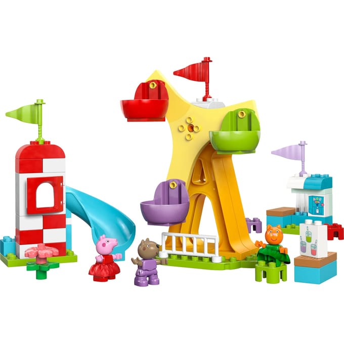 LEGO DUPLO Peppa Big Kermis Montessori Speelgoed voor Peuters van 2 jaar en Ouder 10453