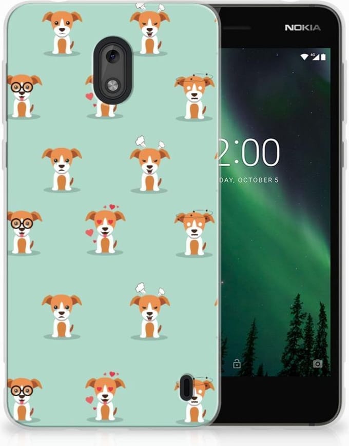 Nokia 2 TPU Hoesje Pups