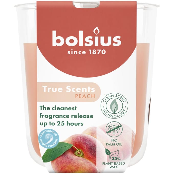 Bolsius - True Scents - Geurglas - 80/73 - Peach