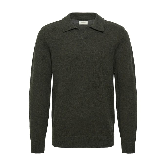 Blend - BHBRANKO POLO SPLITN NOOS - Heren - Gebreide truien
