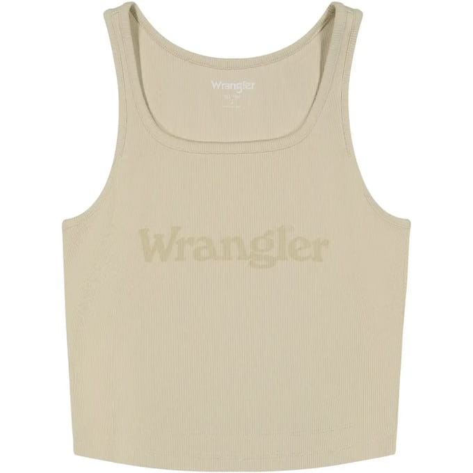 Damestanktop Wrangler Logo Stone