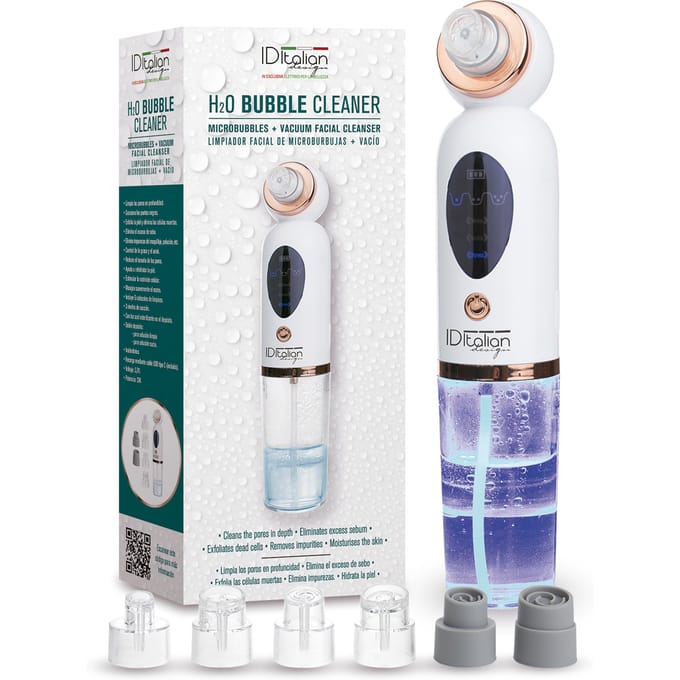 ITALIAN DESIGN ELECTRICAL ITEMS ZUIVERINGSBULLES, MICROBELLETJES + VACUÜM GEZICHTSREINIGER