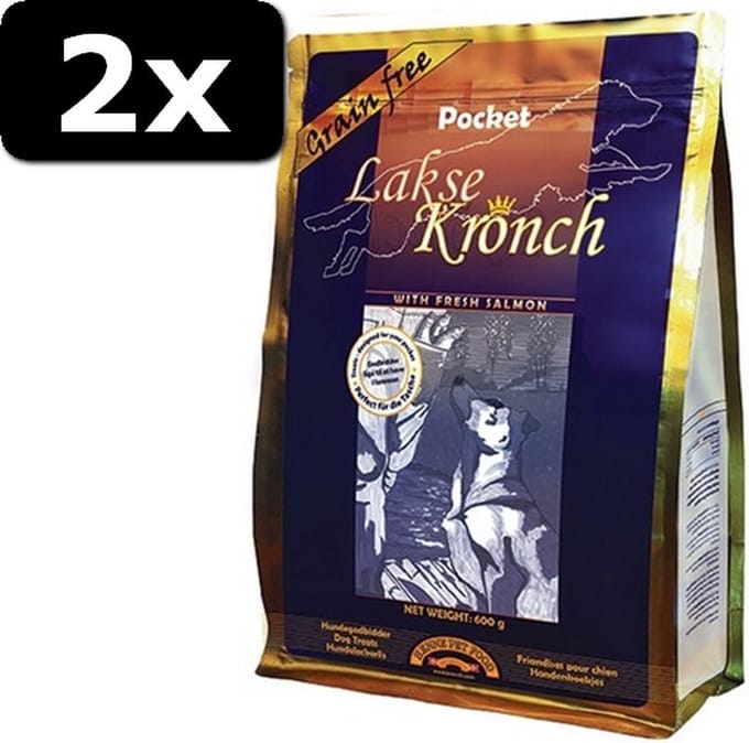 2x HENNE ZALMSNACKS POCKETS 600GR