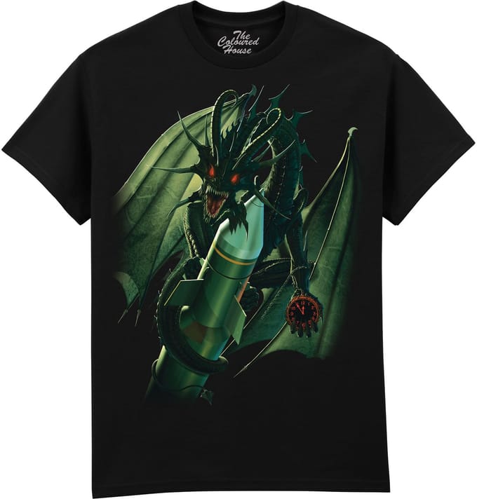 Draak Doom Dragon The Coloured House T-shirt M