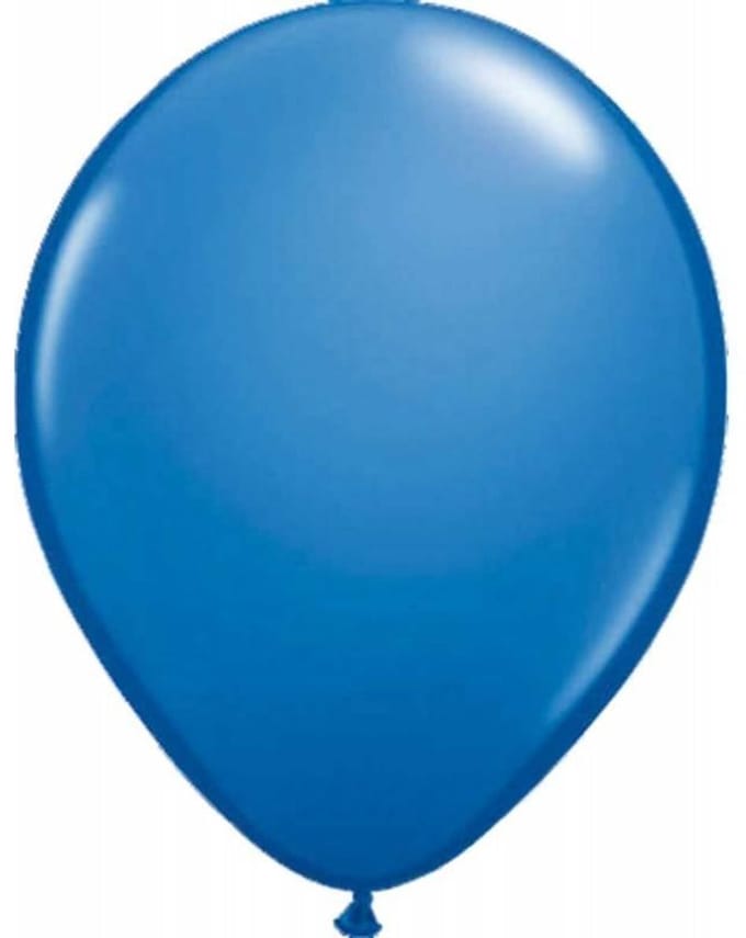 Globos Dark Blue Balloons 30cm 10 pcs.