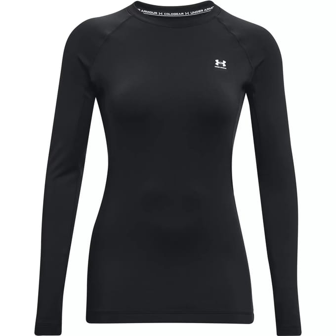 Under Armour UA CG Authentics Crew Dames Sporttrui - Zwart - Wit