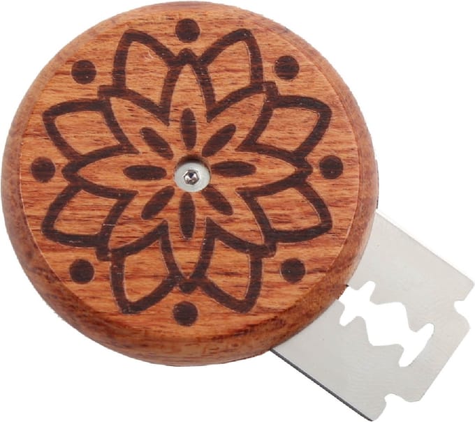 BrandNewCake Deegmesje Houten UFO (incl. 5 mesjes)
