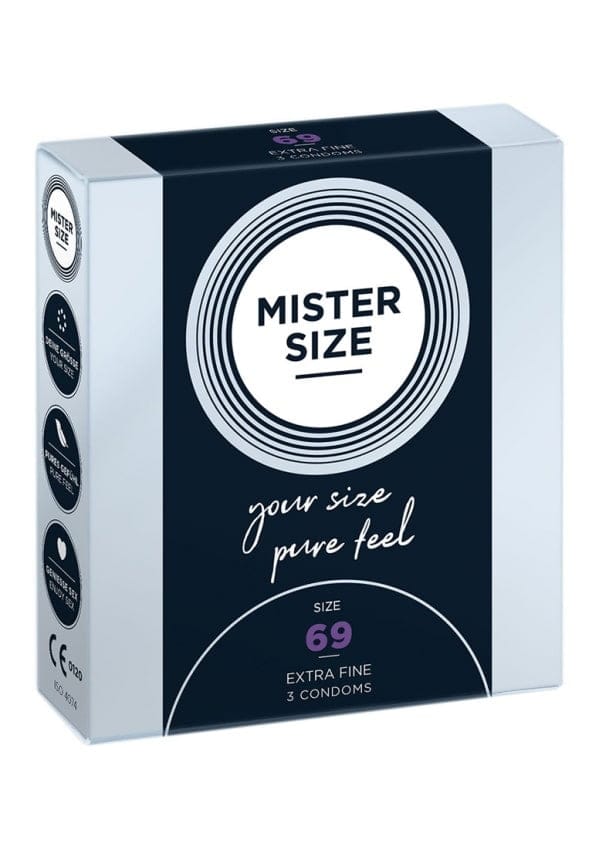 MISTER SIZE 69 Ultra Dunne XXXL condooms (3 pack)