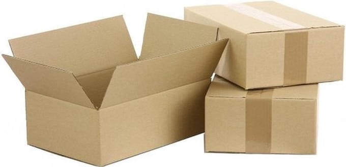 5 x A4 Kartonnen Dozen In Bruin Enkelgolfkarton 30,5x22x15cm /Amerikaanse vouwdoos/verzenddoos